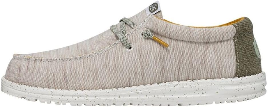 Hey Dude Men's Wally Jersey | Men's Loafers | Men's Slip On Shoes | Comfortable & Light-Weight