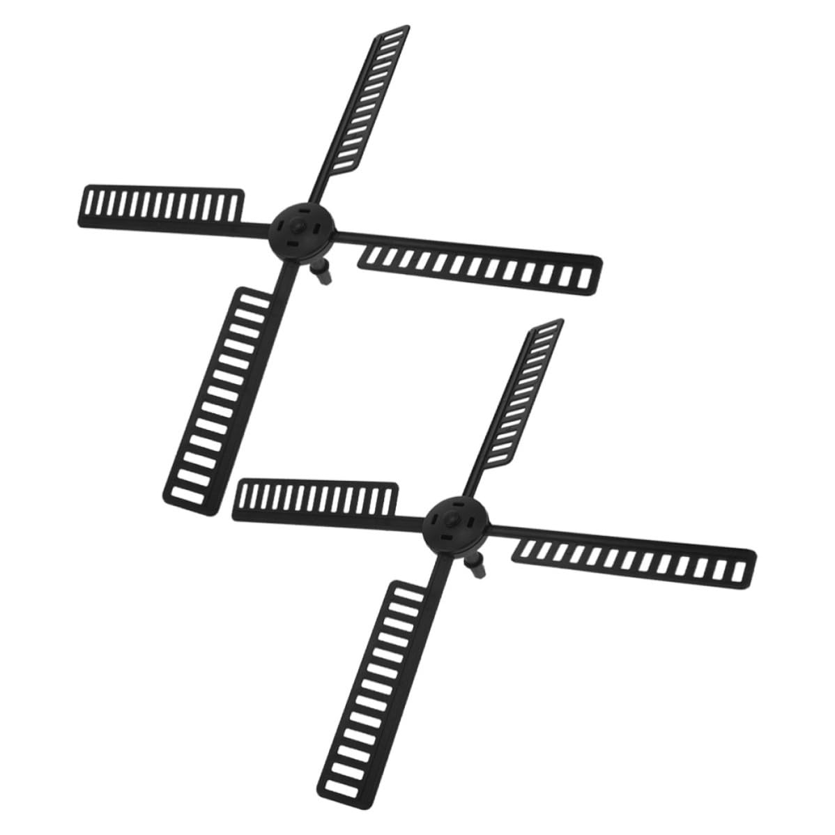 Accesorios para molinos de viento solares Toyvian 2 juegos de repuestos de plástico negro