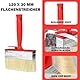 3 Stück Flächenstreicher Set, 120 x 30 mm Lasurpinsel Flachpinsel, Wandpinsel Malerpinsel Kunststoffborsten für Wand Möbel Zaun Holz Malen