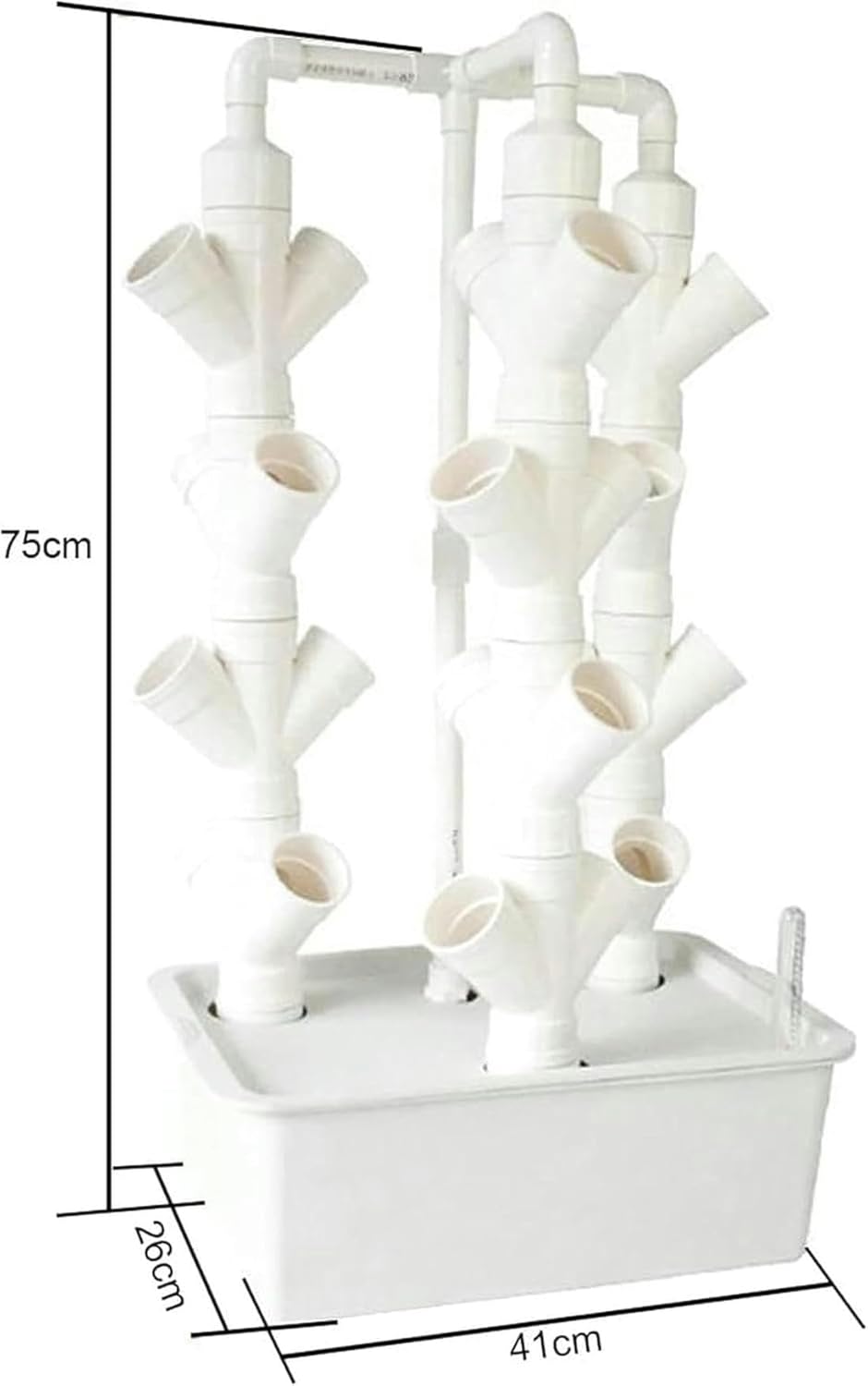 Indoor Hydroponic Growing System, Freestanding Planting Tower Set,Plant Vertical Hydroponics, Hydroponic Planter, for Vegetable,A