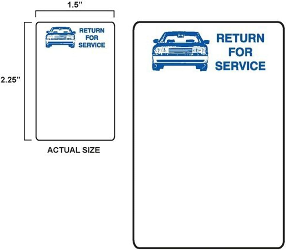 Slip-N-Grip Generic Wht Labels 1.5Inx2.25In 500/Roll W/Blue Wrench Image