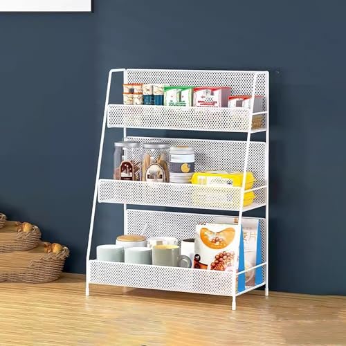 Estantes de exhibición minorista de 3 niveles para organización comercial