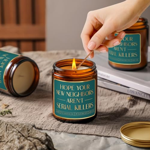 House Warming Gifts New Home,Housewarming Gift,House Warming Gifts for New House,New Home Gift for Homeowner,Funny Housewarming Candle for Neighbor,Couple,Friend,Sister,Women,Men by UAREHIBY - Used condition - Image 3