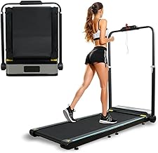 Yumcute Treadmill, Innovative Bifold Structure, Foldable, Compact, Electric, Room Runner, Treadmill, For Home Use, With Casters, Remote Control, Quiet, Knee-friendly, 5-Layer Cushion, Diet Equipment