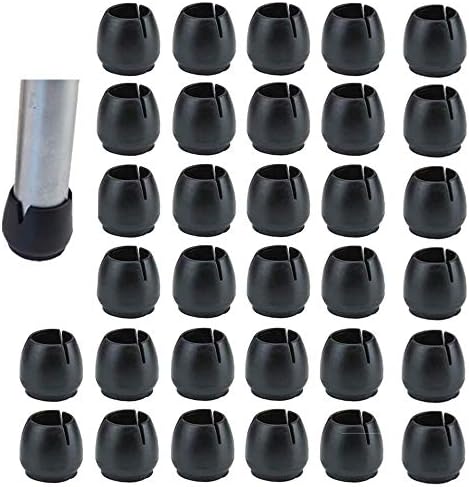 32Pcs Silicone Chair Leg Caps Chair Leg Floor Protectors Prevents Scratches and Noise Caliber Round 12-16 mm (12-16 mm)
