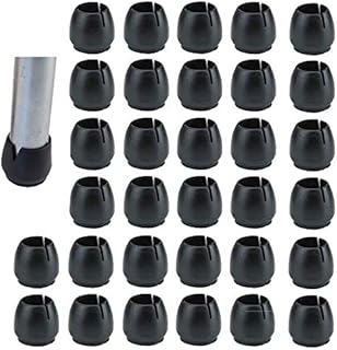 32Pcs Silicone Chair Leg Caps Chair Leg Floor Protectors Prevents Scratches and Noise Caliber Round 12-16 mm (12-16 mm)