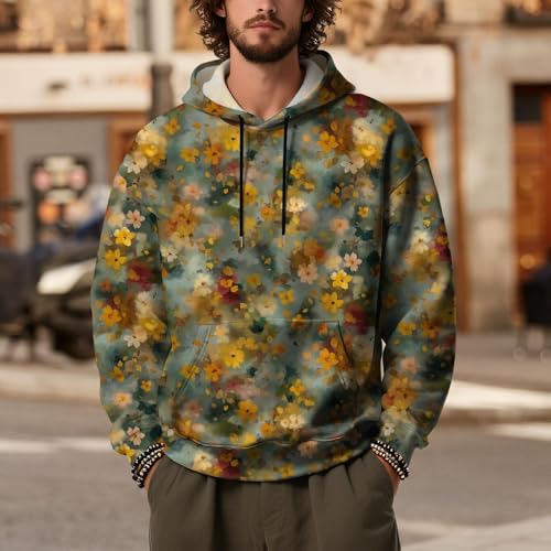 Sudadera sin mangas hombre con capucha café XL para running 2