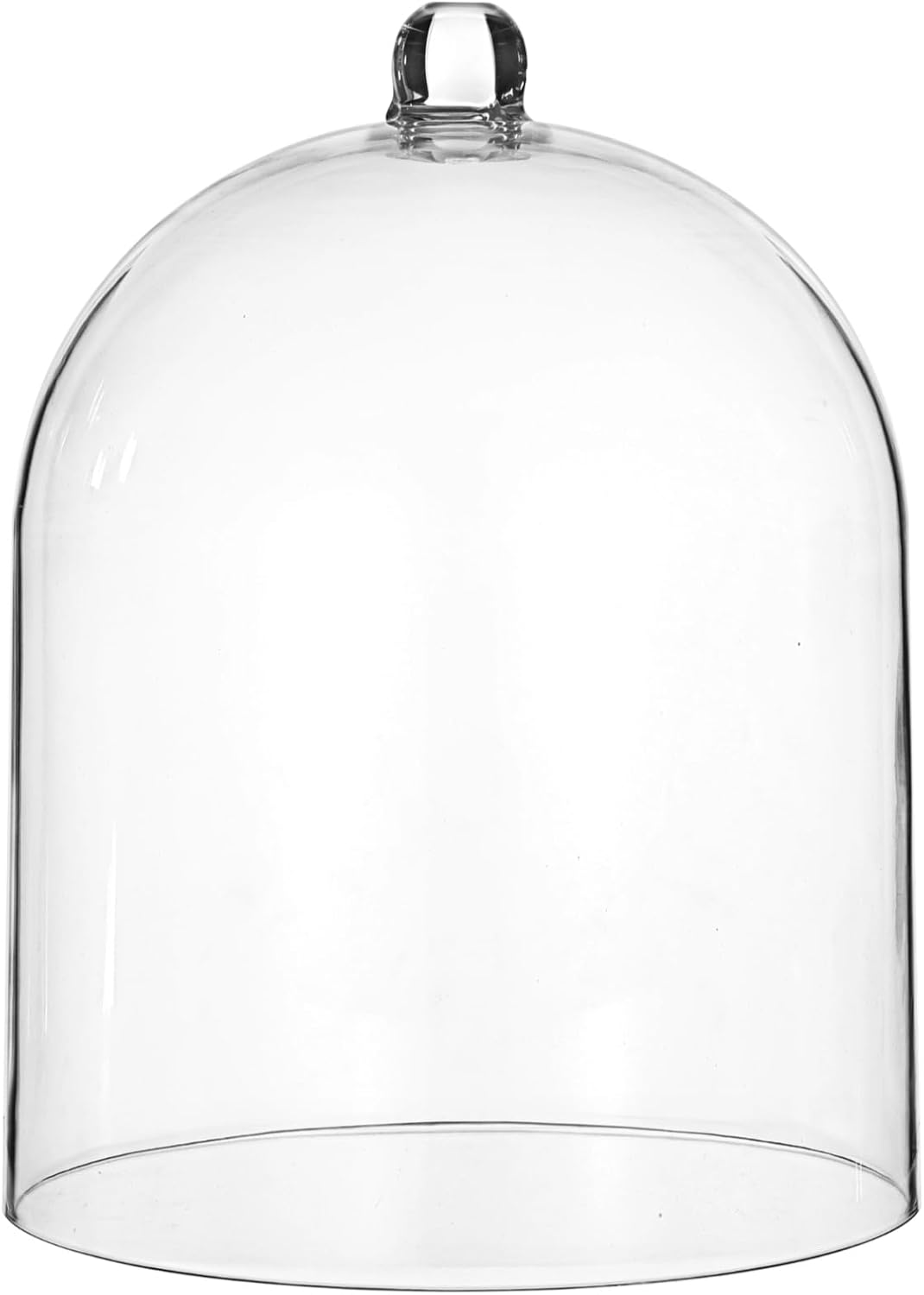 Transparent Acrylic Cloche, 10×13" Thick Acrylic Dome, Large Display Cover, Dust-Proof Centerpiece Display Dome, Decorative Showcase Cover for Plants, Candles, Cakes