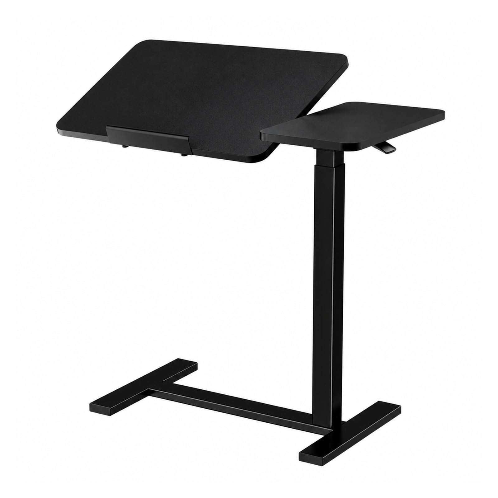 Mesa Plegable, Escritorio Plegable Junto A La Cama con Ruedas, Parte Superior Inclinable,para Acampar