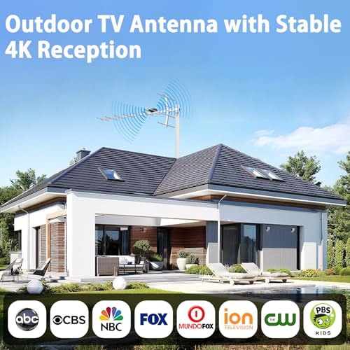 Outdoor Digital HDTV Antenna,Antennas for TV Support Attic or Roof Mount - image 2
