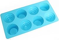 Vista 6 de X-Haibei Gran cono de helado Cupcake Jabón Pan Bakeware Bandeja de 8 cavidades