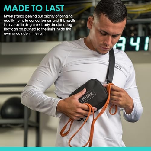 MVRK Waterproof Shoulder Bag - Sling Crossbody Backpack for Men & Women - Lightweight Sling Bag Back pack for Travel4