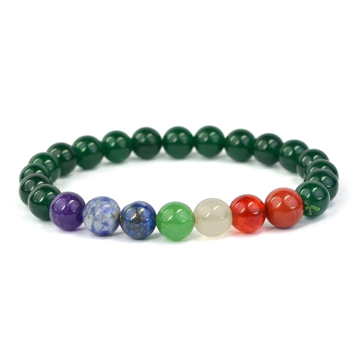 Reiki Crystal Products 7 Chakra Bracelet, Green Aventuirne Bracelet, 7 Chakra Stone Bracelet, Semi Precious Natural Gemstone Beads Reiki Healing Bracelets For Unisex Adult (B09PTXB6MG) Amazon Price History, Amazon Price Tracker