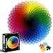 Puzzle Rotondo 1000 Pezzi,Puzzle di Cartone,Puzzle classici,Round Jigsaw,per Adulti Educativi Ideali per Rilassamento,Meditazione, Hobby (Mille colori arcobaleno)