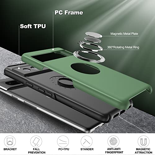 Coque de protection Google Pixel 7 antichoc couleur vert mat