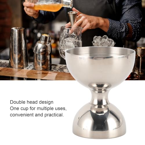 Cocktail Measuring Jigger, 304 Stainless Steel Professional Cocktail Measuring Cup Heavy Duty Double Design Jigger Measure Jigger for Bartender Home Supply Tools