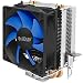 Pccooler S83 CPU Cooler - Mini CPU Heatsink - TDP 95w - Single Tower and Support Dual Fans - Copper-Colored Protective Layer - 80mm Silent Fan Suitable for Mini PC Case - Wide Compatibility