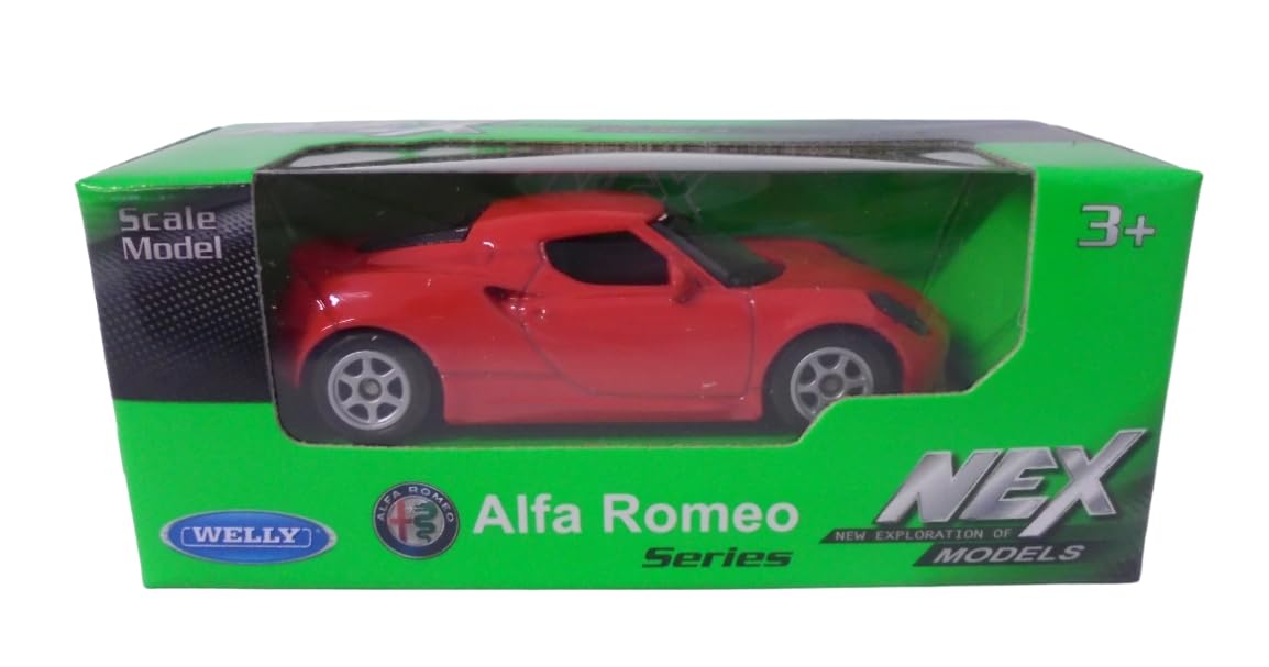 OPO 10 - Welly 3 inches (8 cm) ALFA ROMEO 4C miniature car - Image 2