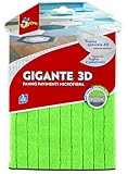 SUPERFIVE, Pavimenti 3D, Panno Microfibra per Pavimenti con Trama Tridimensionale, Ideale per Fughe