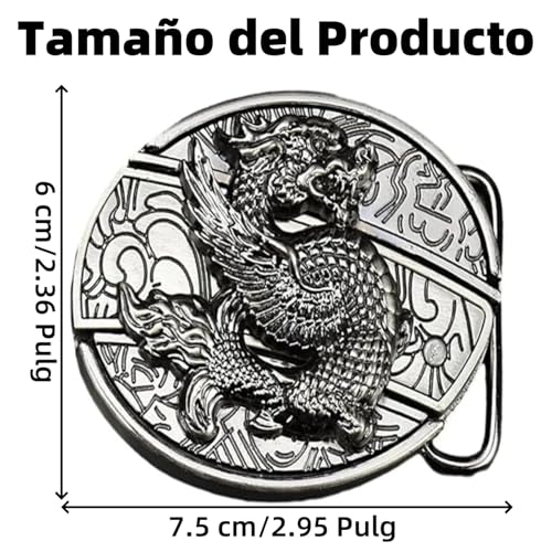 La Mejor Selección de Hebillas de cinturón para Hombre los 10 mejores. 8 Imagen adicional