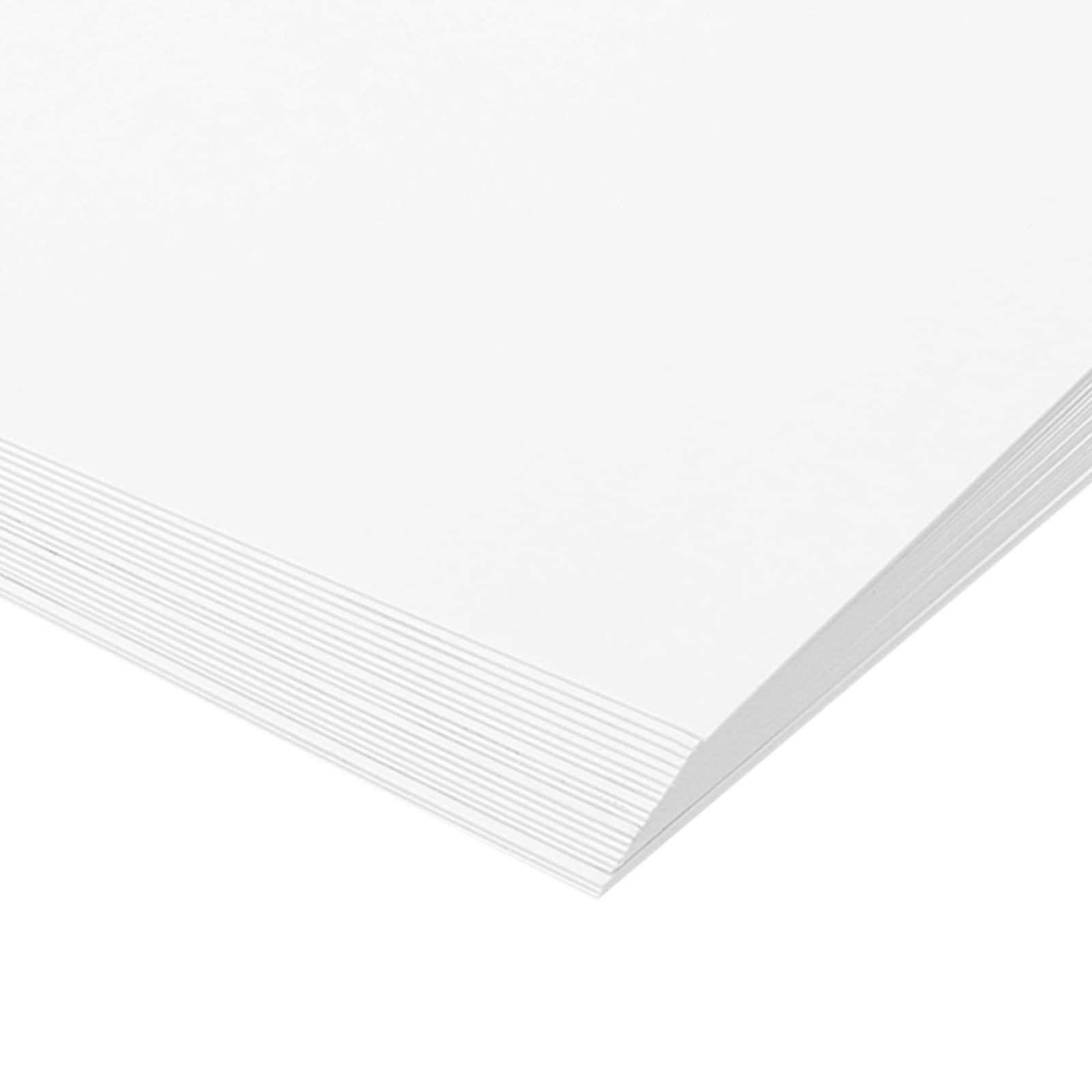 PATIKIL 7x5x0.01" Chipboard Sheets, 40Pcs 12PT Thick Book Board Binders Board Sturdy Bookbinding Supplies for Book Binding Cover White - Image 3