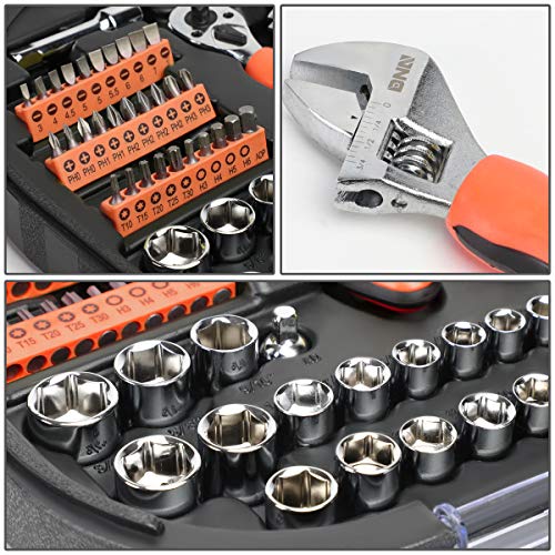 DNA Motoring TOOLS-00026 64-teiliges Mechaniker-Auto- und Heimreparatur-Werkzeugkasten mit Schraubendreher-Bit… – Bild 4