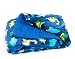 Elegant Homes Kids Soft & Warm Sherpa Baby Toddler Boy Sherpa Blanket Navy Blue Dinosaurs Multicolor Printed Borrego Stroller or Toddler Bed Blanket Plush Throw 40X50# Dinosaurs