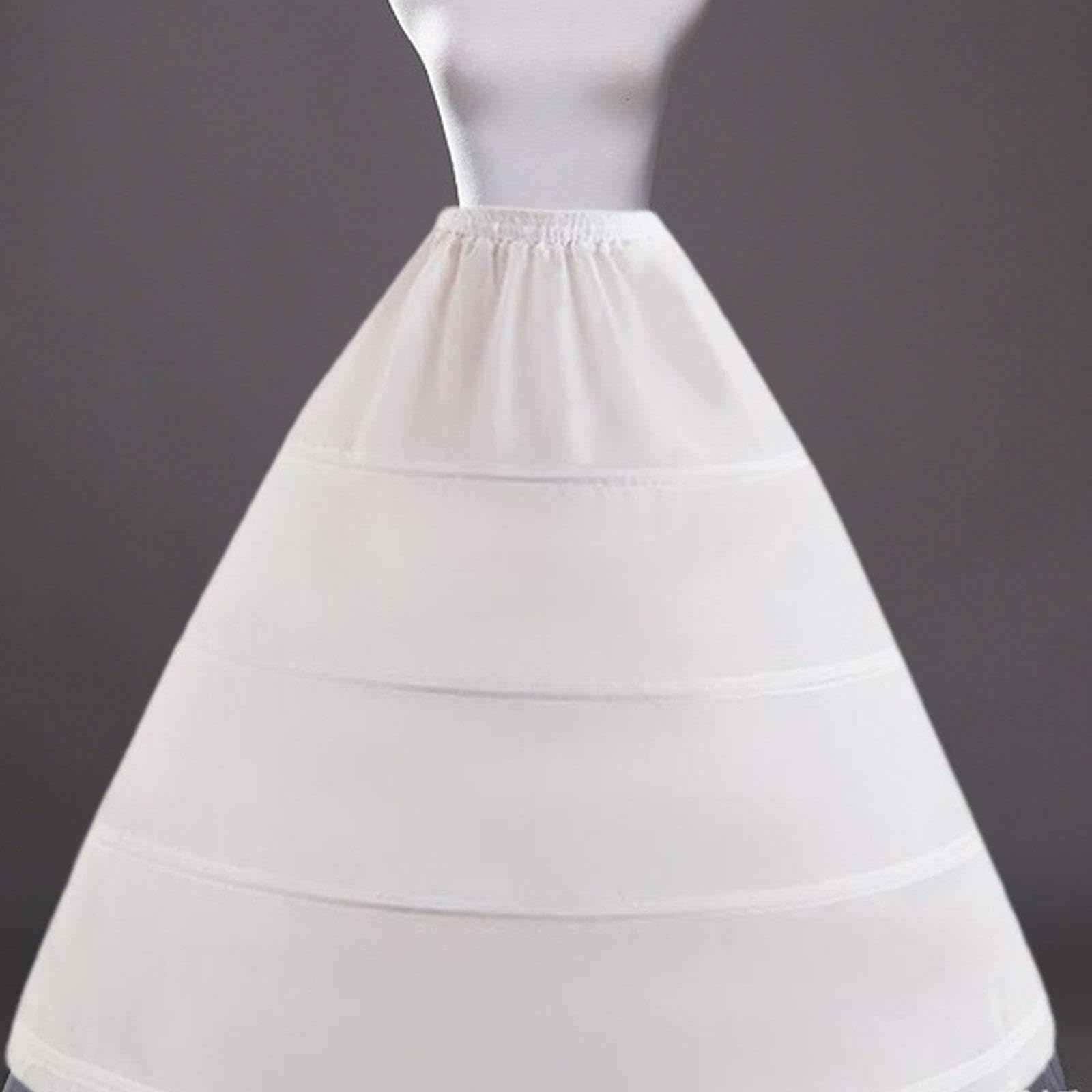 Sottogonna in Crinolina Da Donna con Elastico in Vita per Abiti Da Sposa, Ideale per Cerimonie.