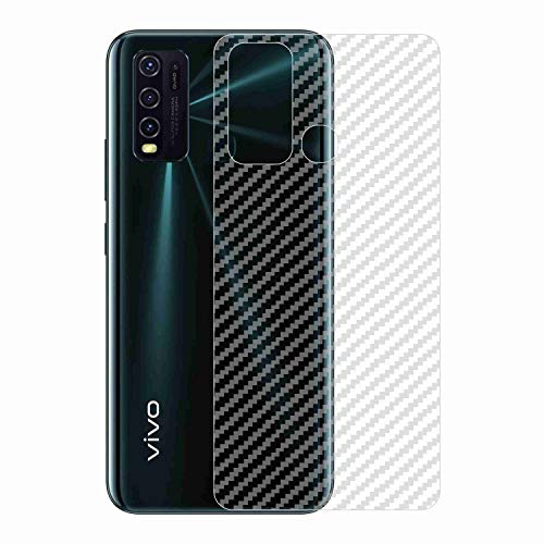 Image of Compatible with Vivo Y30 Back Screen Protective Film Carbon Fiber Skin Transparent Screen Guard Sticker