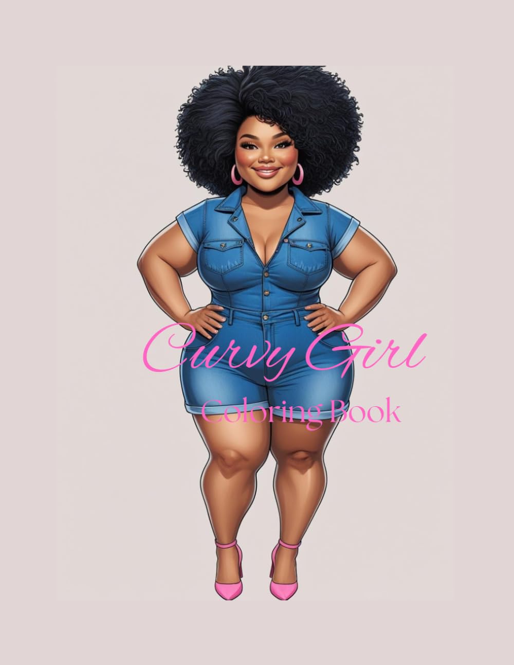 Curvy Girl: Coloring Book
