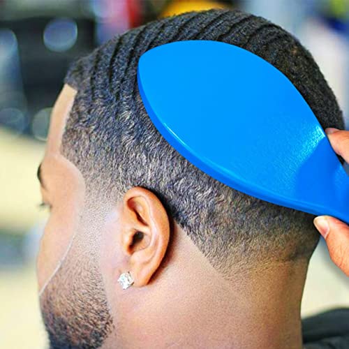 Imperial Mane Medium Hard Wave Brush For Men – 360 All Purpose Curved Brush For Waves For Thin And Normal Hair – Boar Bristles Hard Brush For Hair Cultivating Polishing, Blue #TOP4