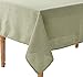 Violet Linen Euro Linen Vintage Design Tablecloth 60