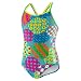 Speedo Big Girls' 1-piece Swimsuit-Happy Flowers (10)