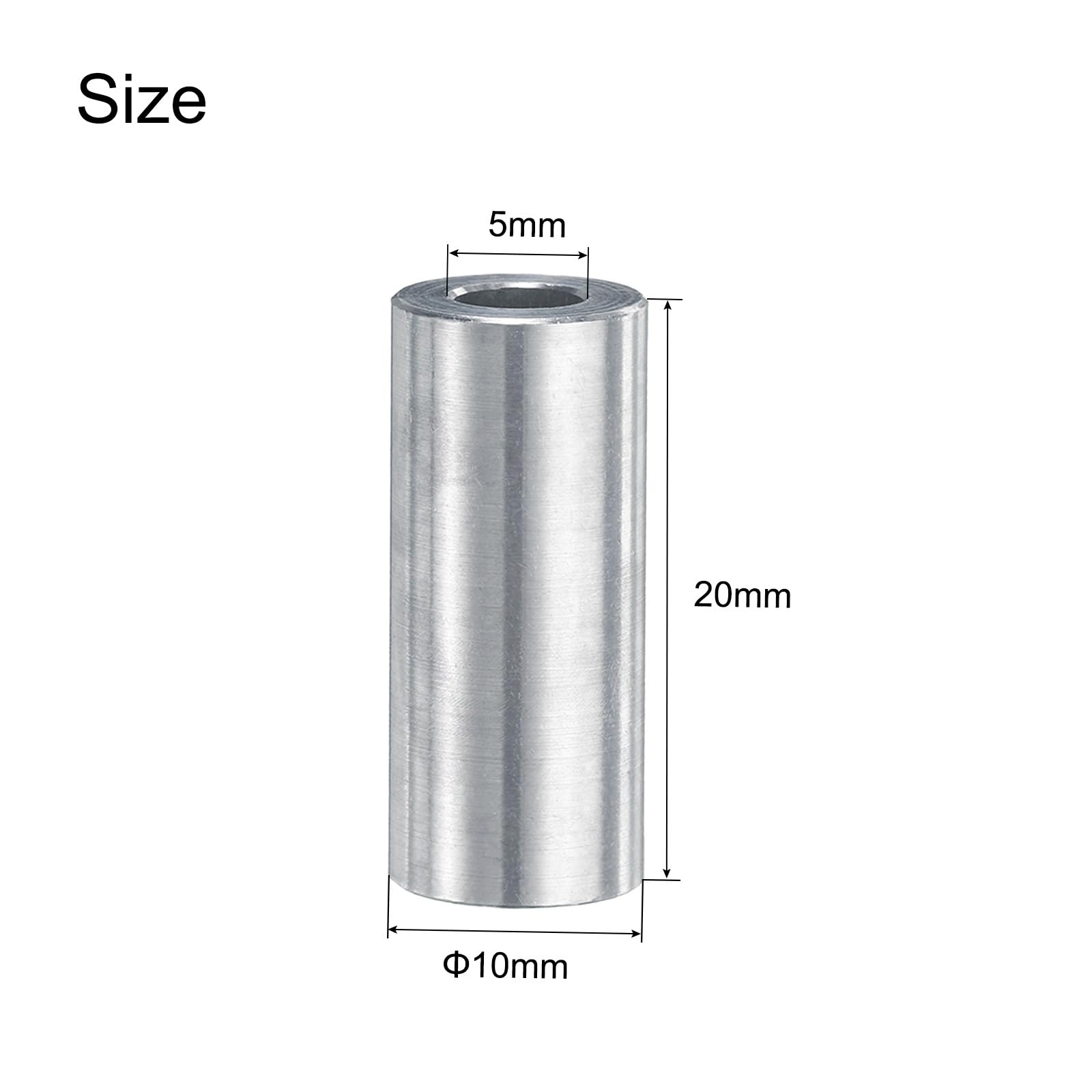 10 Pz Distanziatori Rotondi Filettati In Alluminio M3 M4 M5 M6 M8 Rondella Piatta Boccola Guarnizione Distanziatore Manica Distanziali (Color : 10mm, Size : M3 - Foto 3