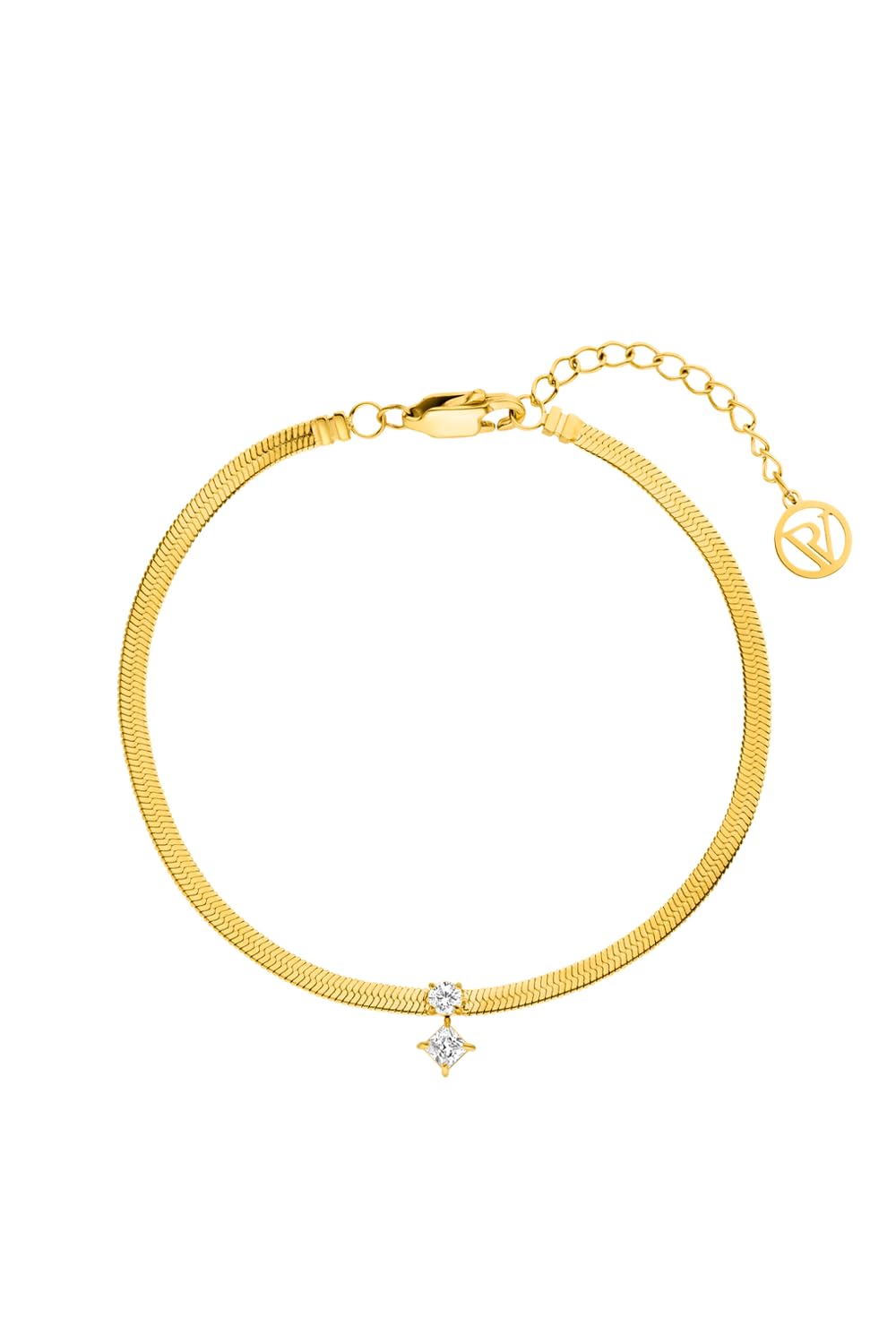 PAUL VALENTINE - Bracciale da donna in acciaio inox – Ciondolo