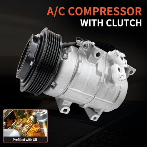 Image of CO 10854C AC Compressor Fit for Toyota Sienna 3.3L 2004 2005 2006, for Toyota Sienna 3.5L 2007,Replace 8832008051, 8841008030