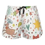 Photo Gallery winter christmas and new year deer pajama bottoms for women, elastic waist drawstring lounge shorts yoga,xxl Photo Gallery winter christmas and new year deer pajama bottoms for women, elastic waist drawstring lounge shorts yoga,xxl