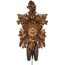 Cuckoo Clock Pair of Birds, 8-Leaves