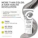 COLORLOMO Semi Permanent Hair Color - 6 oz Color Depositing Conditioner with Shea Butter & Almond Oil- Color Conditioner Depositing Hair Mask - Vegan, Paraben, Ammonia & Sulfate Free-Silver