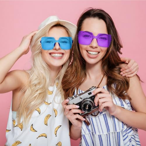 Lunettes de soleil en forme de cœur et papillon pour invités de mariage