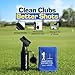 Inspired Living Co. Golf Club Cleaner Kit – Premium Golf Club Brush with Groove Cleaner & Microfiber Golf Towel – Golf Club Cleaning Kit for Men – Essential Golf Brush Tool & Golf Gift for Golfers