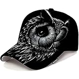 Swono Owl Logo Baseball Cap Adjustable Sun Hat for Outdoor Men Women