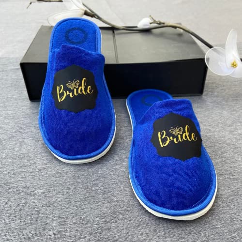 Image of BRIDE Home Slippers For Women And Props For Wedding Shoot & Gifting