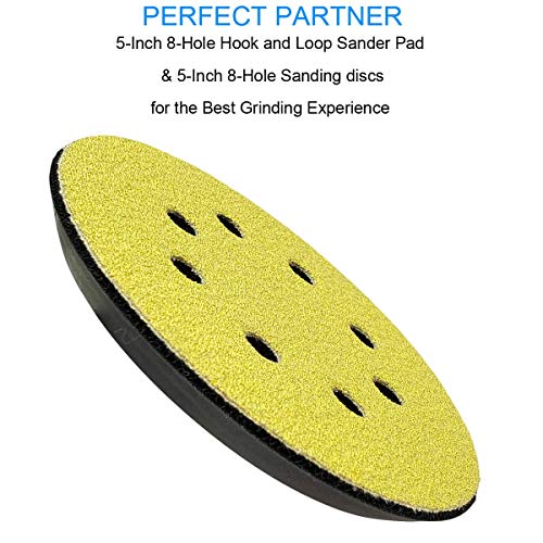 Standard 5" Hook And Loop Replacement Sander Pad For Porter Cable 343/343K, 390/390K, 382, 343Vsk Orbit Sander #TOP4