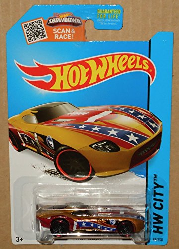 Hot Wheels 2015 HW City Fast Felion Gold Treasure Hunt miniatura 1