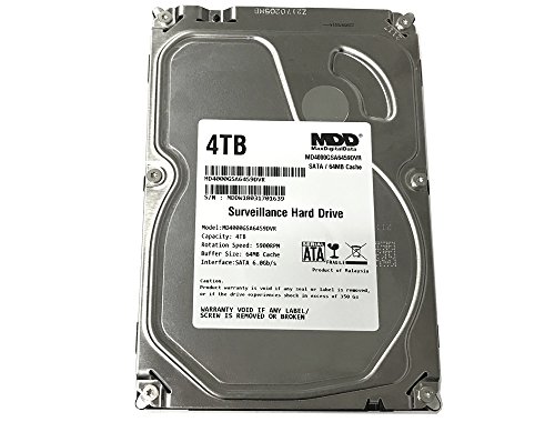 Image of MDD 4TB 64MB Cache 5900PM SATA 6.0Gb /s 3.5-inch Internal Surveillance CCTV DVR Hard Drive (MD4000GSA6459DVR) - 2 Year Warranty (Renewed)