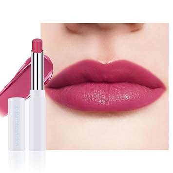 Tinted Lip Balm Moisturizing Lipstick, Rose Purple Hydrating Lipstick for Women, 24 Hour Long Lasting Moisturization Lip Gloss Stain Makeup, Lightweight Non Greasy Moisturizer Lips, 10