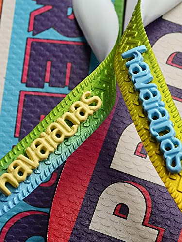 Chinelo Top Pride Rainbow, Havaianas, Adulto Unissex, Preto, 43/44