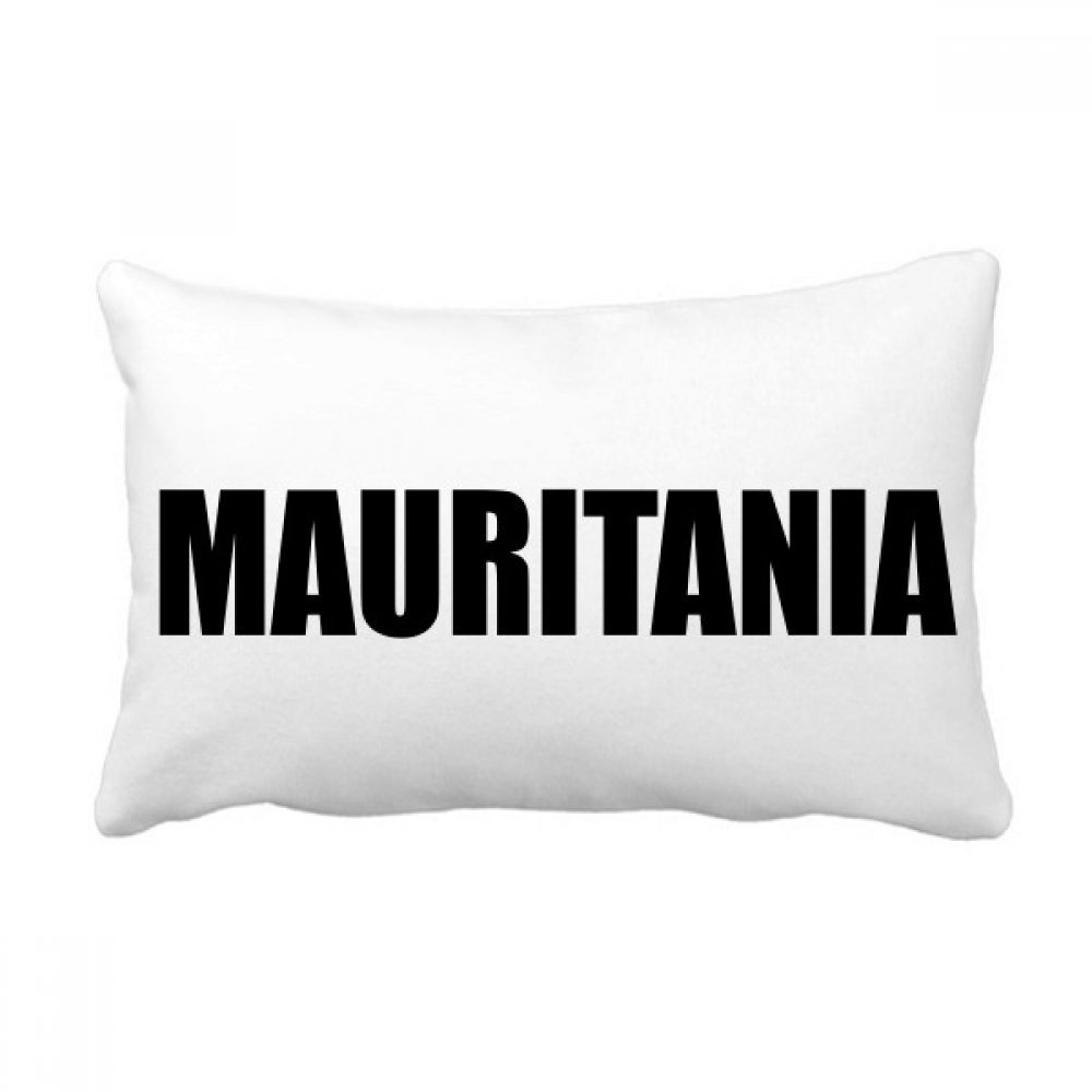 Oreiller lombaire Mauritanie cadeau original decoration maison coussin canape noir