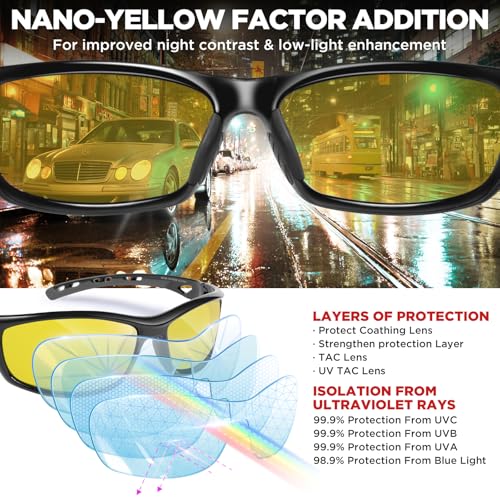 Image of RIVBOS Sunglasses for Men Women Polarized UV Protection Sports Fishing Driving Shades Cycling RB833